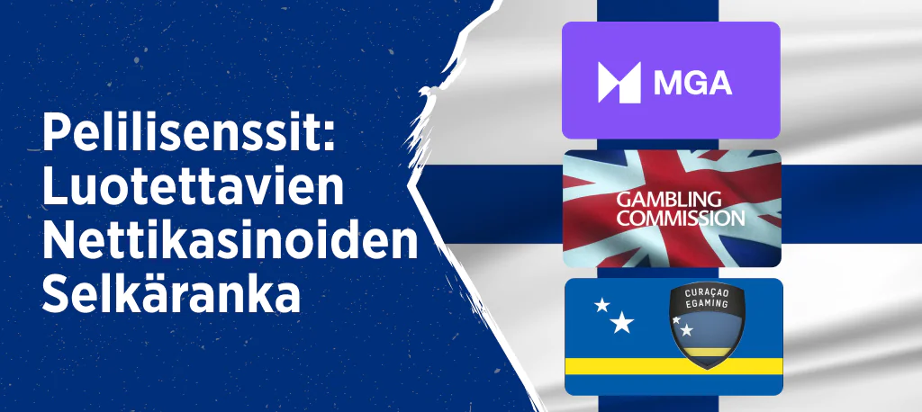 Luotettavat online-kasino lisenssit